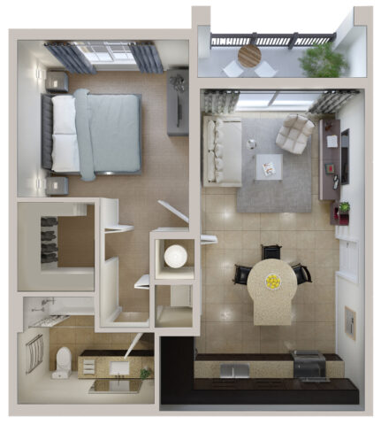 A1A Floor Plan