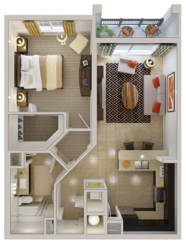 A1B Floor Plan