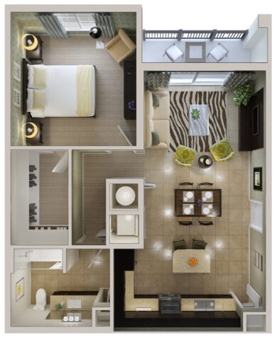A1C Floor Plan
